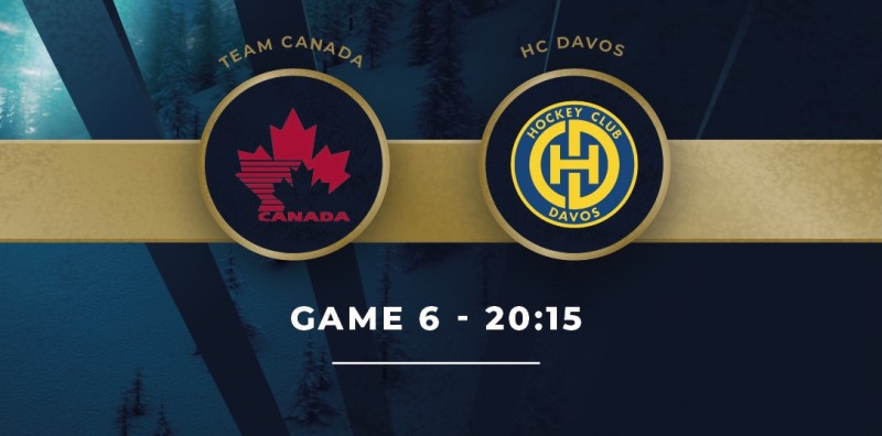 Coupe Spengler : formation des équipes pour le match Canada vs Davos