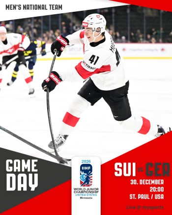 Mondiaux juniors : formation des équipes pour le match Suisse vs Allemagne