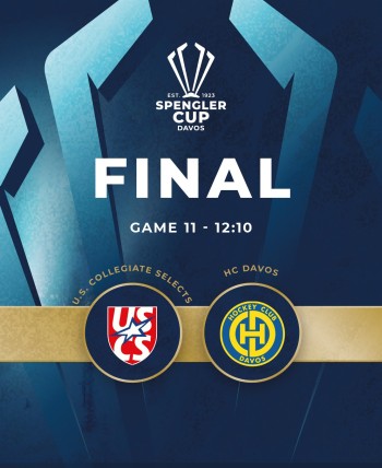 Formation des équipes pour le match U.S. Collegiate Selects vs HC Davos