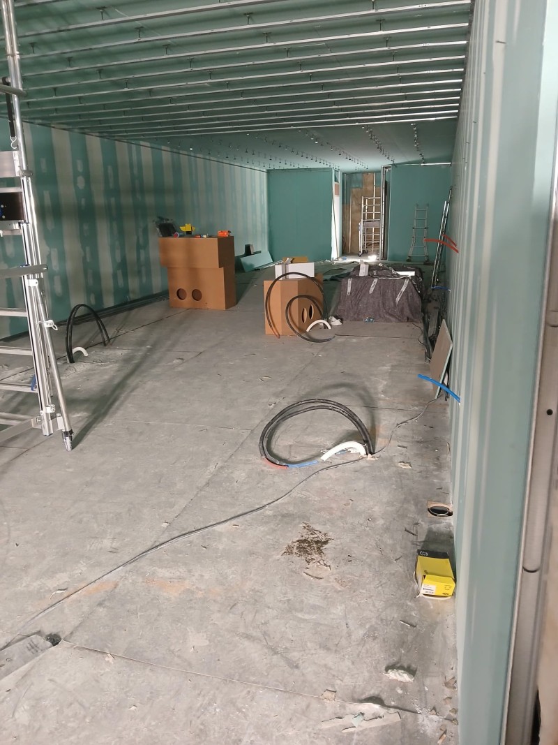 Die Hockey-Umkleidekabinen der Olympischen Spiele sind noch etwas spartanisch