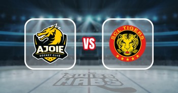 Formation des équipes et joueurs indisponibles pour le match Ajoie vs Langnau