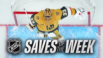 Les plus beaux arrêts de la semaine écoulée en NHL