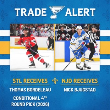 Thomas Bordeleau  et Nick Bjugstad changent d'adresse