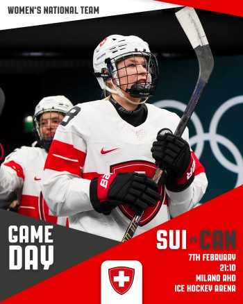 Formation des équipes pour le match Suisse vs Canada