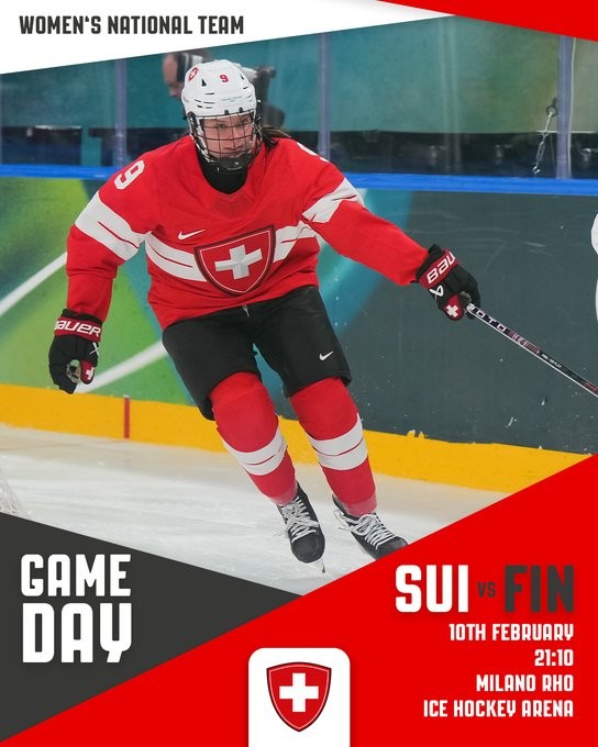 Formation des équipes pour le matchs Finlande vs Suisse