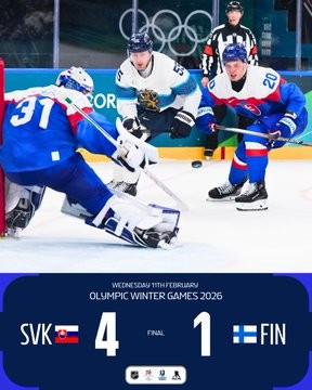 Slafkovsky frappe fort, la Slovaquie surprend la Finlande d’entrée